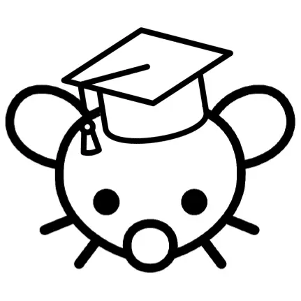 The Lemmy mascot wearing a graduation cap